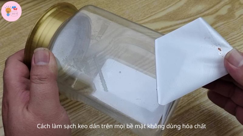 cách làm sạch keo dán